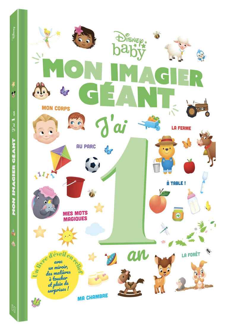 DISNEY BABY - Mon imagier géant - J'ai 1 an - XXX - DISNEY HACHETTE