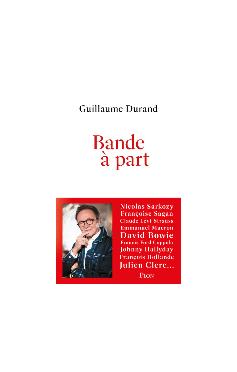 Bande à part - Guillaume Durand - PLON