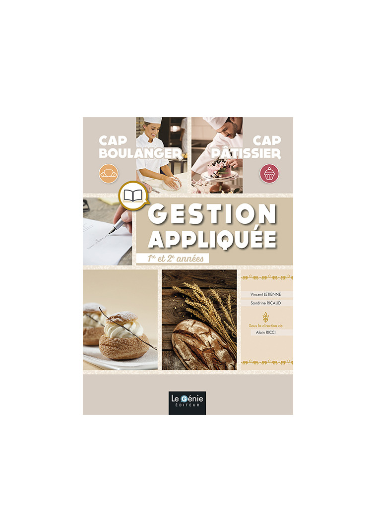 GESTION APPLIQUEE CAP BOULANGER/PATISSIER - VINCENT LETIENNE, SANDRINE RICAUD - GENIE GLACIERS