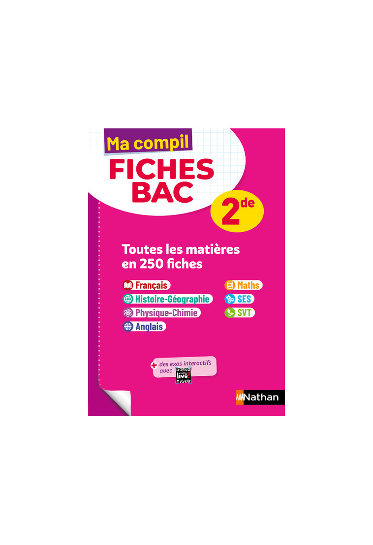 Ma Compil Fiches BAC 2de - Evelyne Pons-Soumah, Marie Aillet, Anne Cassou-Noguès, Emilie Dherin, Séléna Hébert, Elsa Jolles, Pierre-Antoine Desrousseaux, Fredéric Fouletier, Pascal Jezequel, Evelyne Soumah, Johann Protais, Alain Rajot, Olivier Doerler, Ch