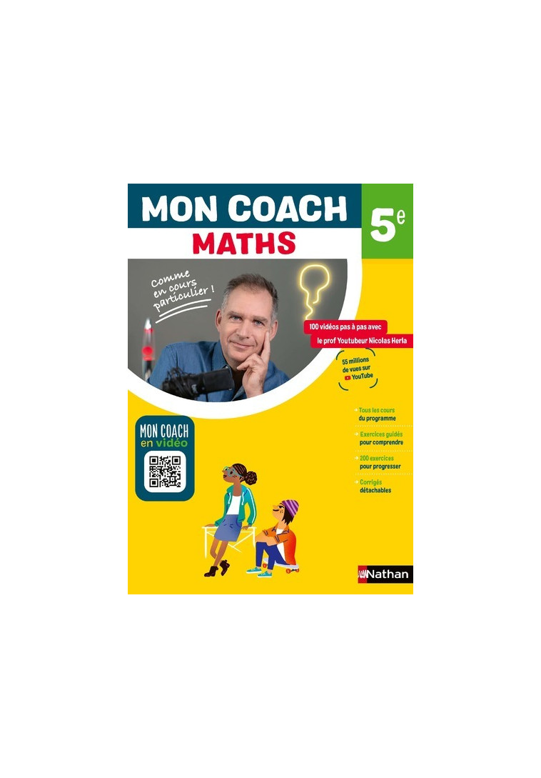 Mon coach Maths 5e - Emmanuelle Lafont, Nicolas Herla - NATHAN