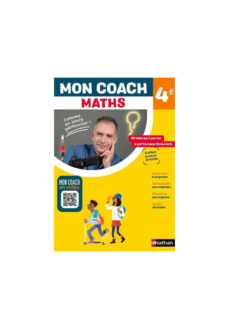 Mon coach Maths 4e - Solenne Bescond, Raphaël Denis, Olivier Révil, Nicolas Herla - NATHAN