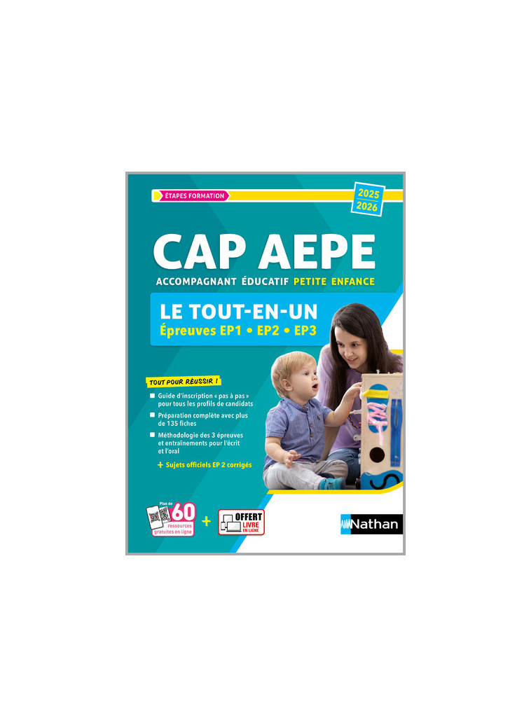 CAP AEPE tout en un 2025-2026 - Louisa Rebih - NATHAN