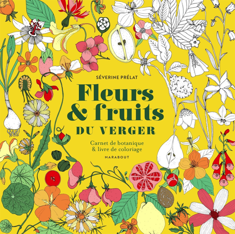 Fleurs et fruits du verger - Séverine Prelat - MARABOUT