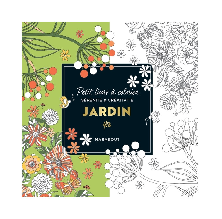 Petit livre à colorier - Jardin -   - MARABOUT