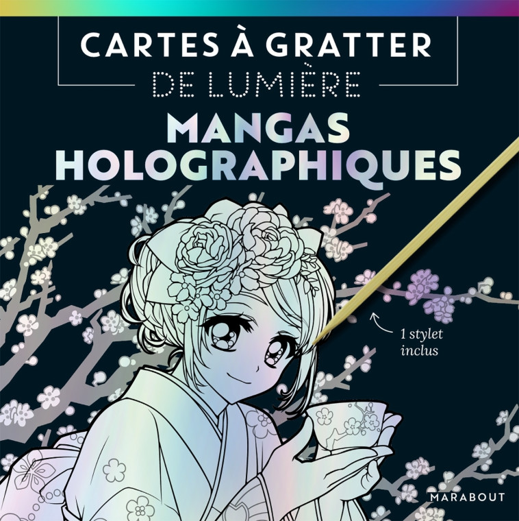 Cartes à gratter de lumière - Mangas holographiques -   - MARABOUT