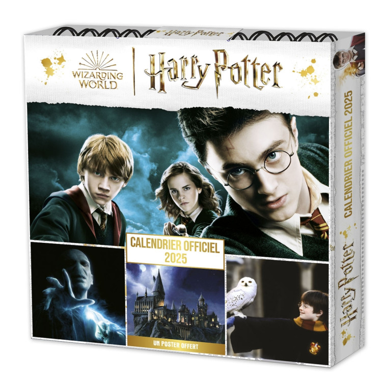 CALENDRIER OFFICIEL HARRY POTTER 2025 -   - PLAY BAC