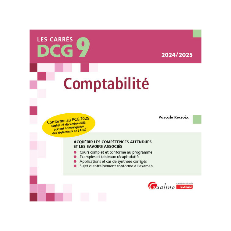 DCG 9 - Comptabilité - Pascale Recroix - GUALINO