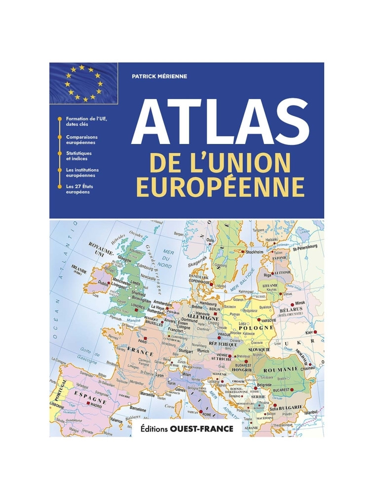 Atlas de l'union européenne - Patrick Mérienne - OUEST FRANCE