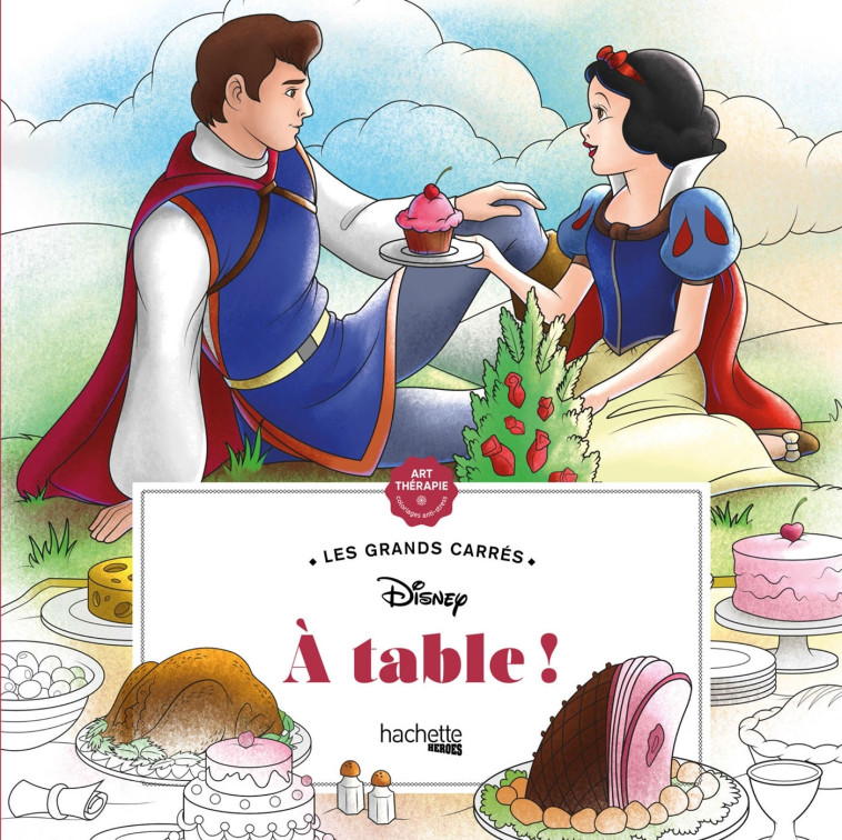 Les Grands carrés Disney - À table ! - Tracy Sousa - HACHETTE HEROES