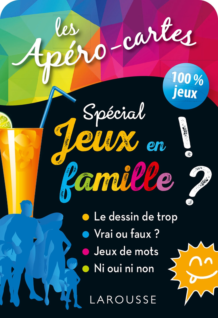 APERO-CARTES SPECIAL JEUX EN FAMILLE -  Collectif - LAROUSSE