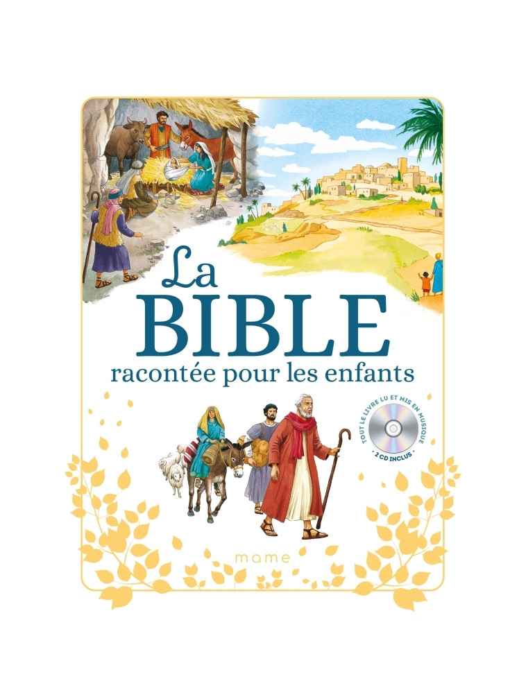 La Bible racontée pour les enfants +CD +flashcode - Karine-Marie Amiot, François Campagnac, Christophe Raimbault - MAME