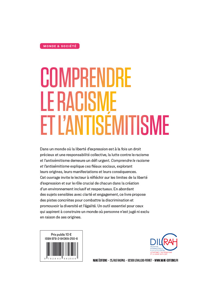 Comprendre le racisme et l'antisémitisme - ALEXIA SENA - NANE