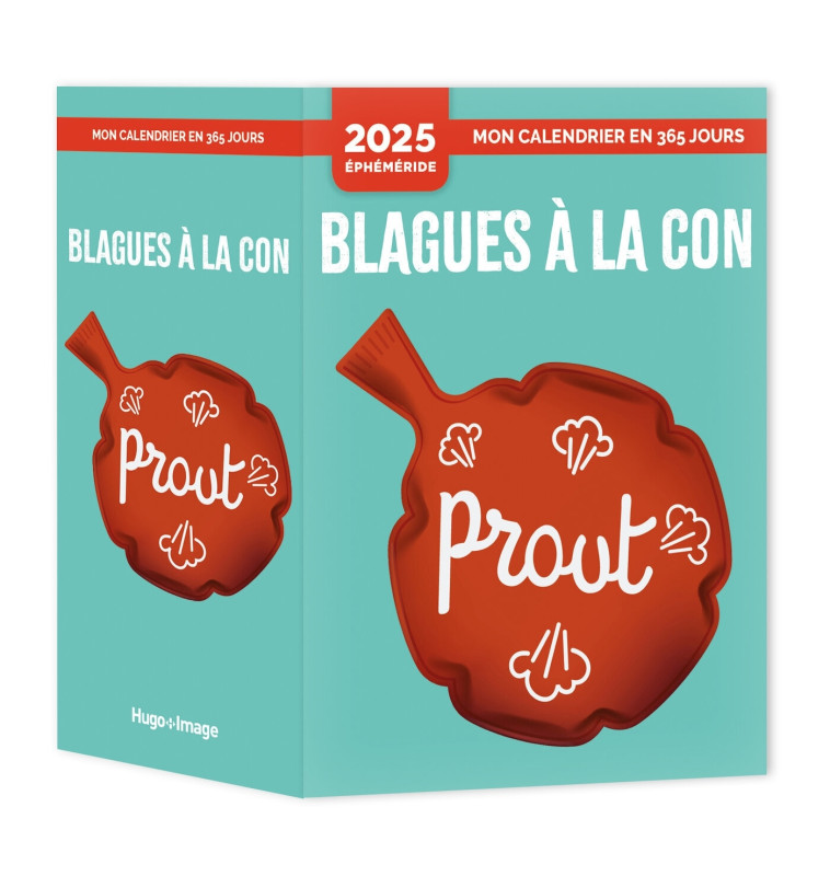 Mon calendrier 2025 - Blagues à la con -   - HUGO IMAGE