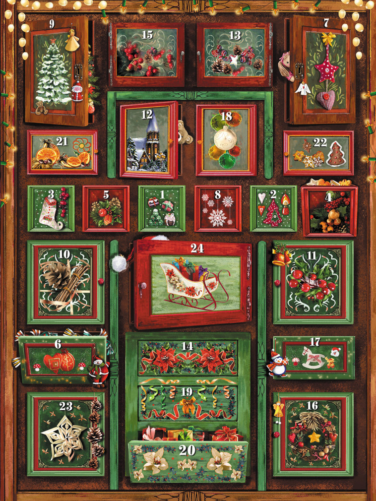 Calendrier de l'Avent L'armoire de Noël- Evangelisti -  Evangelisti dom, DOM EVANGELISTI - MINEDITION