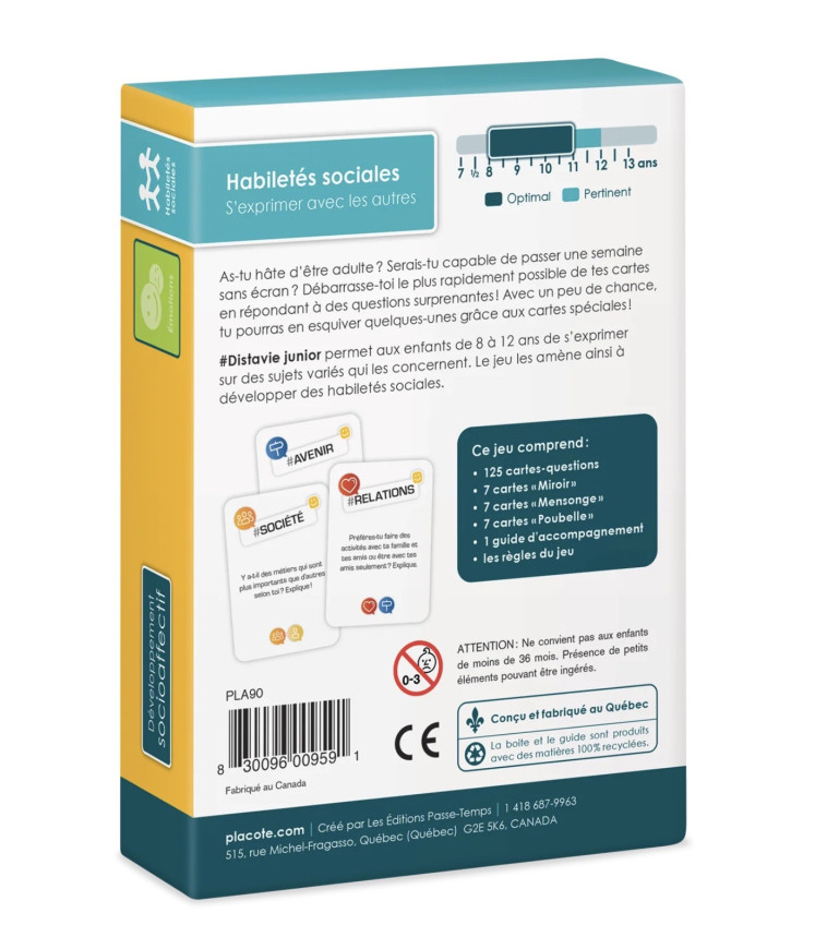 #DISTAVIE JUNIOR - PLACOTE PLACOTE - PASSE TEMPS