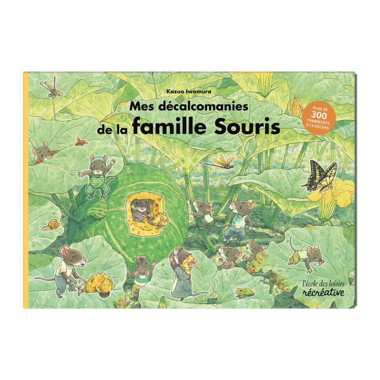 Mes décalcomanies de la famille Souris - Kazuo Iwamura - EDL