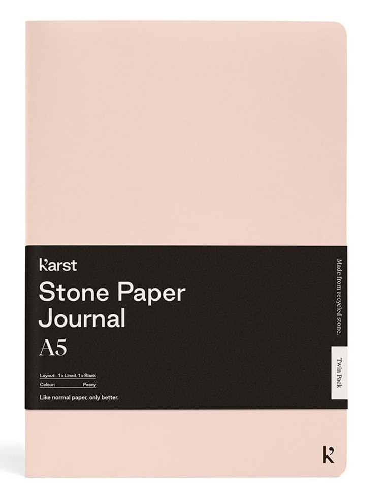 CAHIER A5 ROSE POUDRE TWIN LOT 2 - KARST - KARST