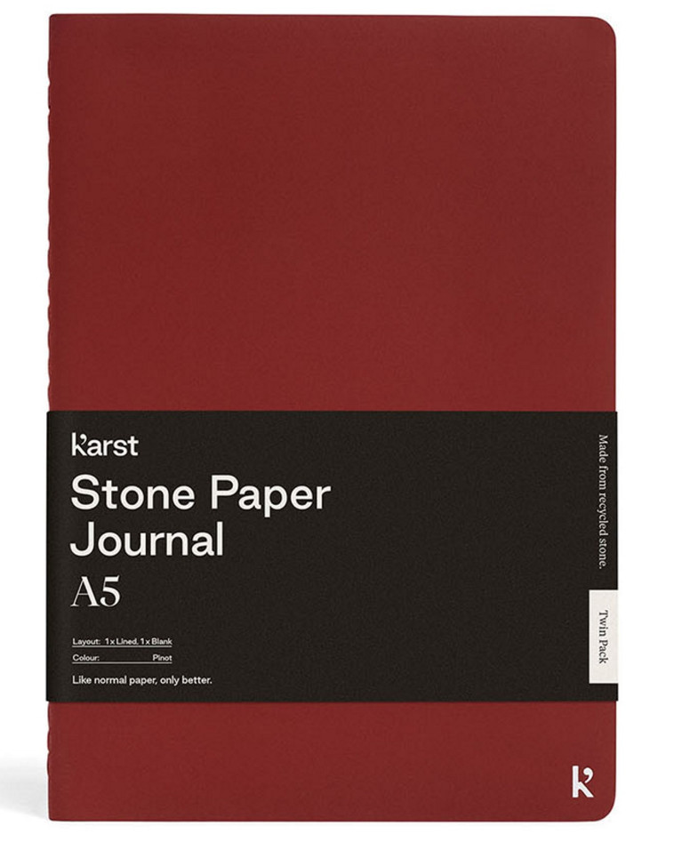 CAHIER A5 BORDEAUX TWIN LOT 2 - KARST - KARST