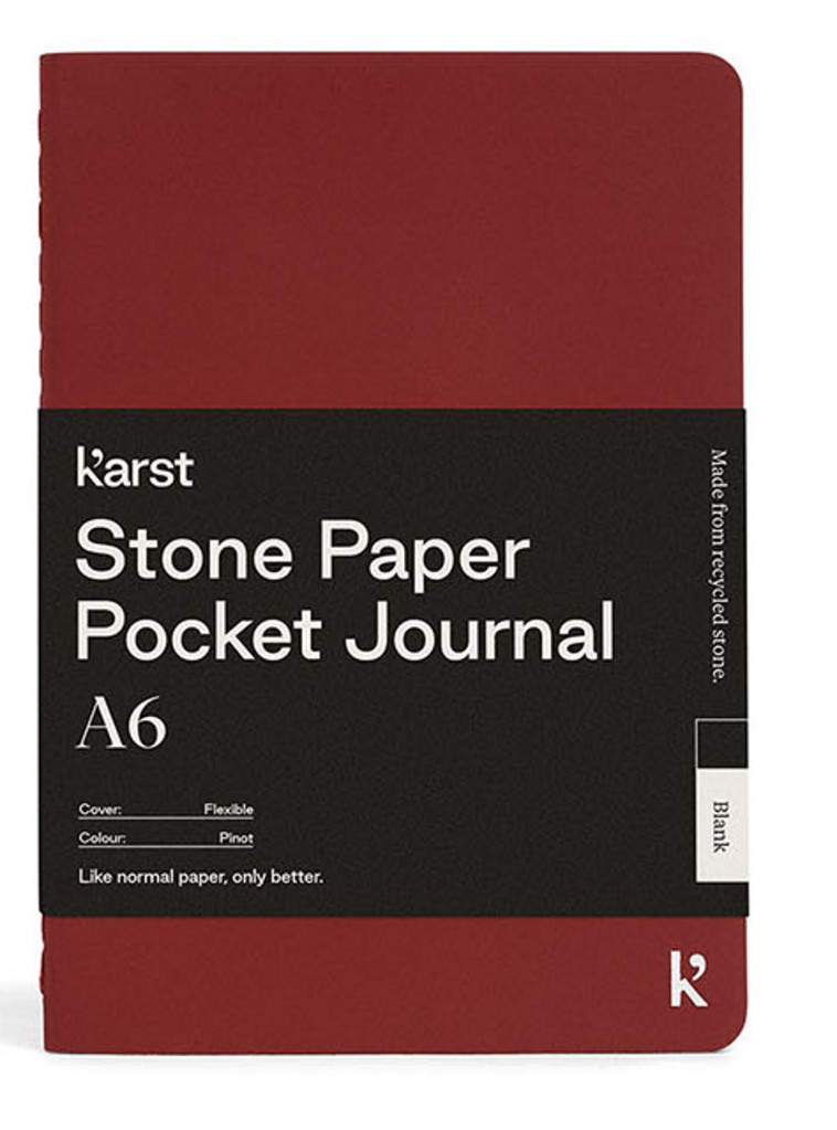 CAHIER A6 POCHE BORDEAUX UNI - KARST - KARST