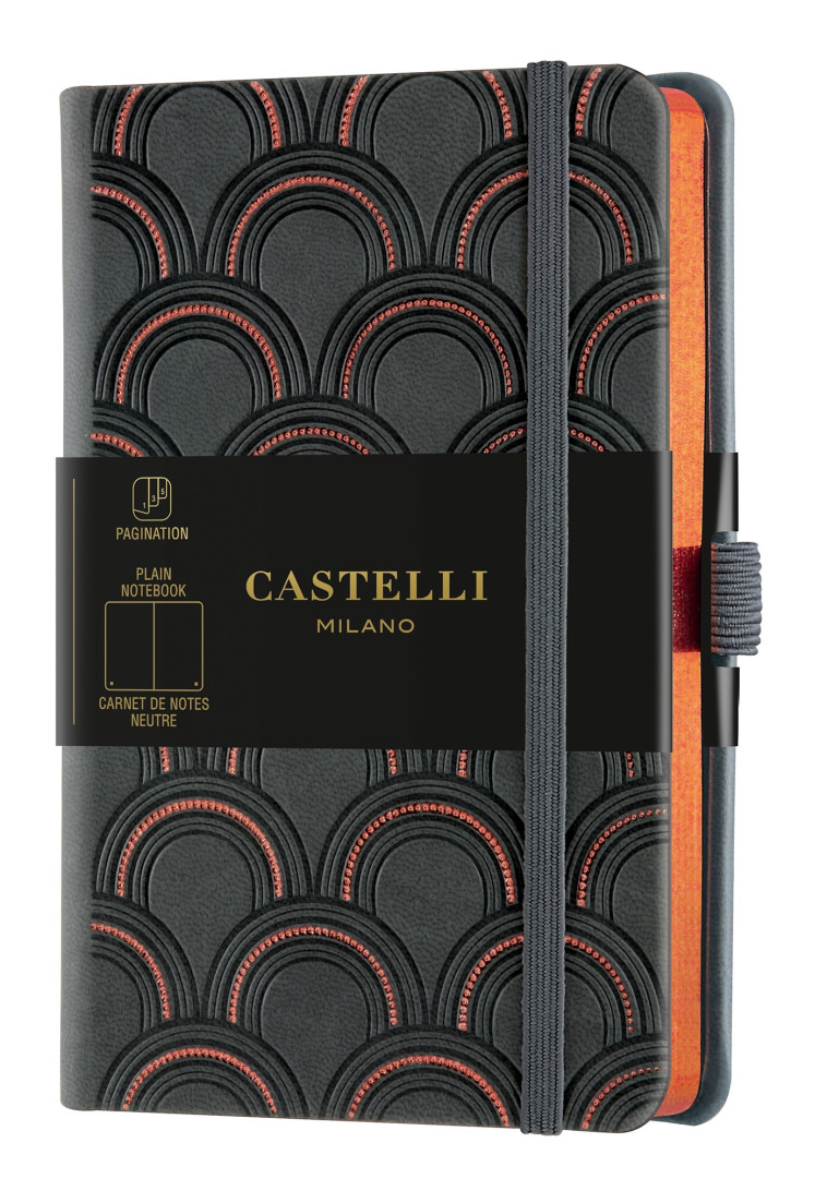 CARNET C&G POCHE UNI ART DECO COPPER - CASTELLI - CASTELLI MILANO