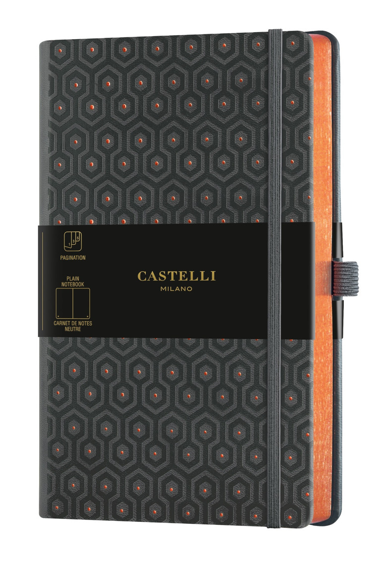 CARNET C&G GRAND FORMAT UNI HONEYCOMB COPPER - CASTELLI - CASTELLI MILANO