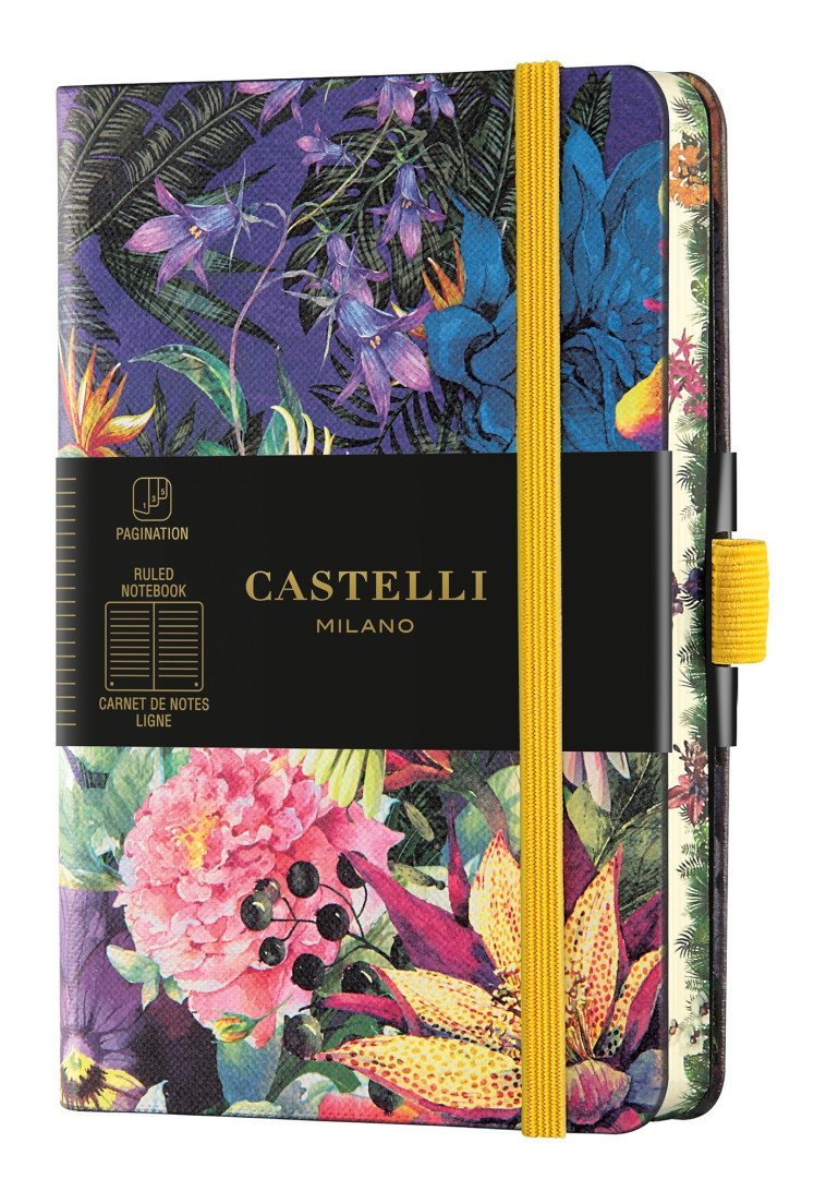 CARNET EDEN POCHE LIGNE COCKATIEL - CASTELLI - CASTELLI MILANO