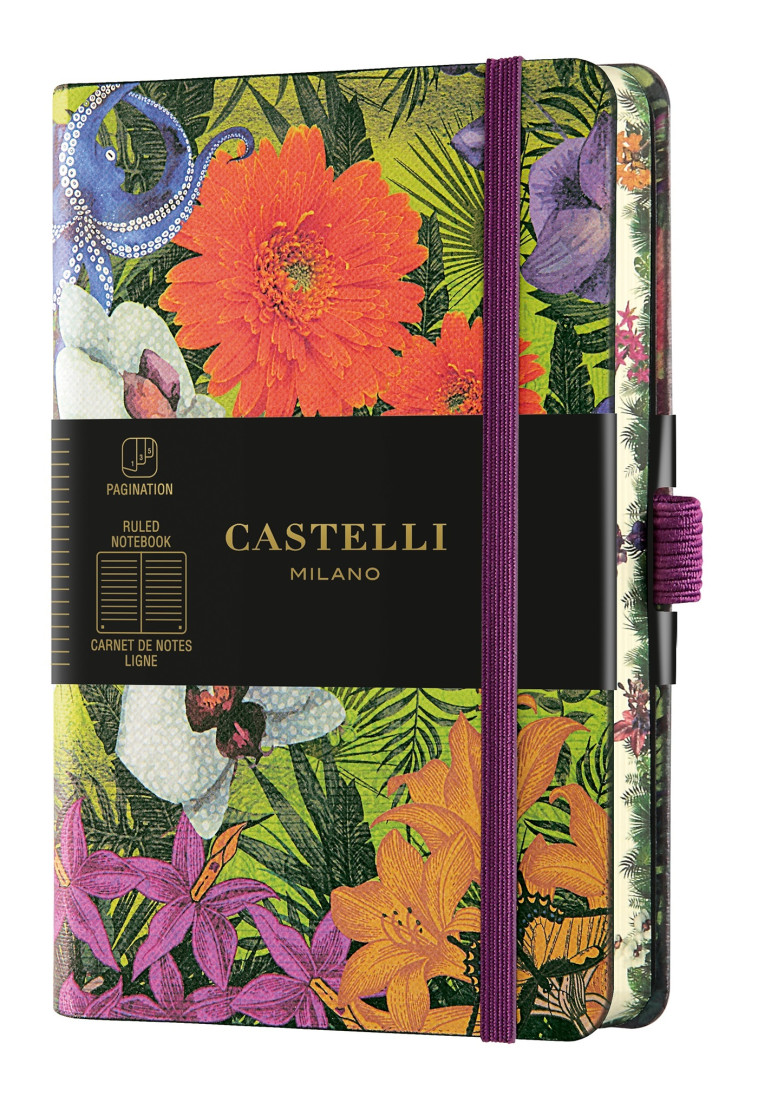 CARNET EDEN POCHE LIGNE ORCHID - CASTELLI - CASTELLI MILANO