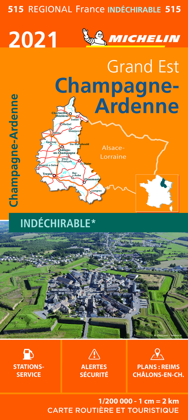 Carte Régionale Champagne-Ardenne 2021 - XXX - MICHELIN