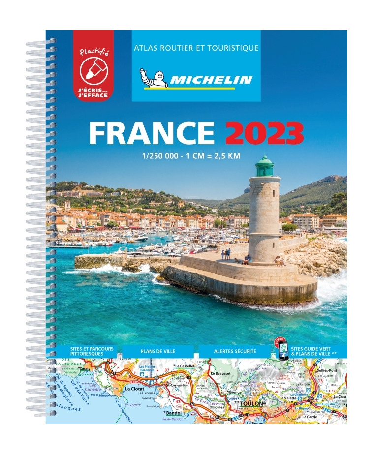 Atlas Atlas routier France 2023 Plastifié Michelin - XXX - MICHELIN