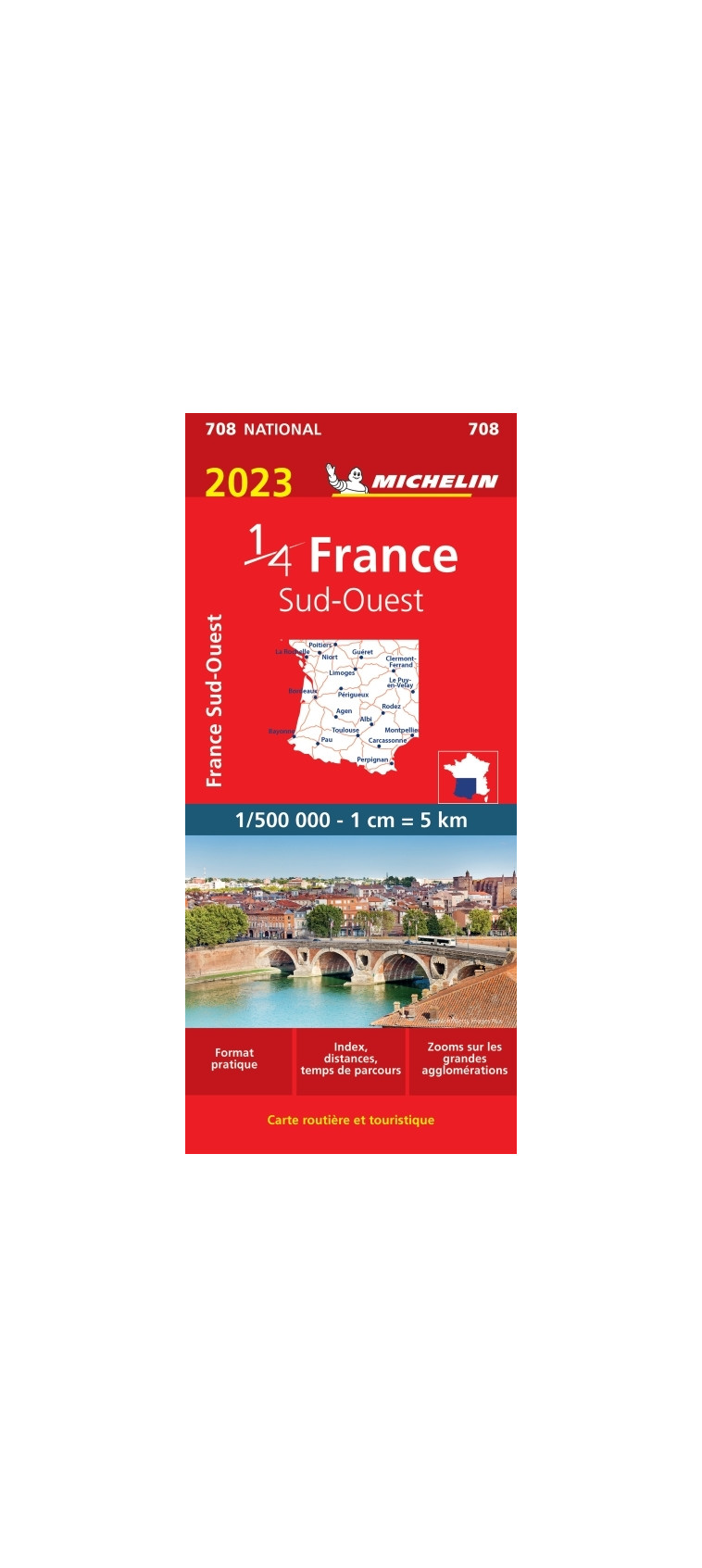 Carte Nationale France Sud-Ouest 2023 - XXX - MICHELIN