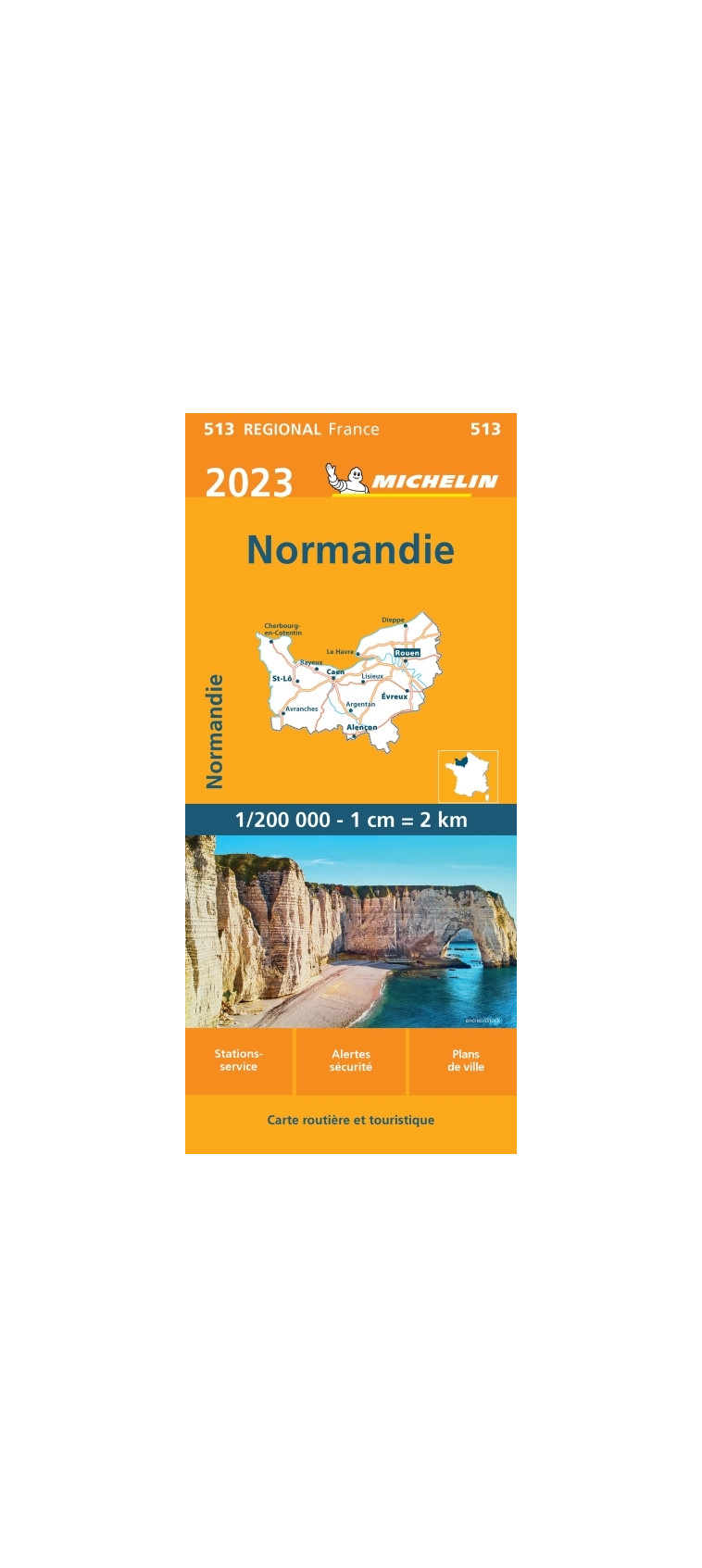 Carte Régionale Normandie 2023 - XXX - MICHELIN