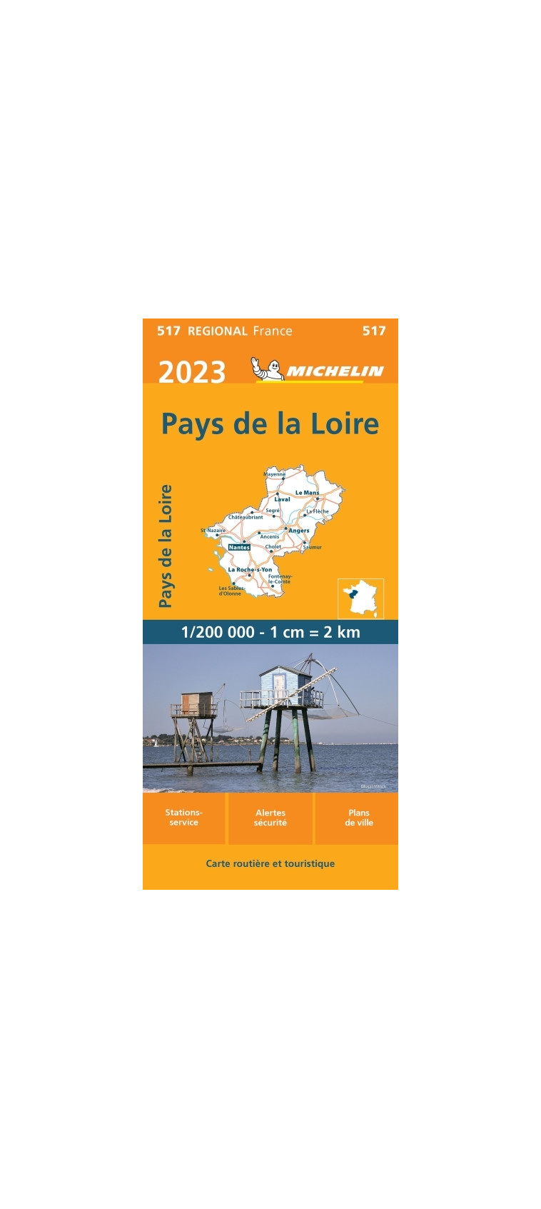 Carte Régionale Pays de la Loire 2023 - XXX - MICHELIN