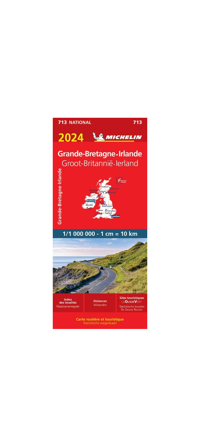 Carte Nationale Grande-Bretagne, Irlande 2024 - XXX - MICHELIN