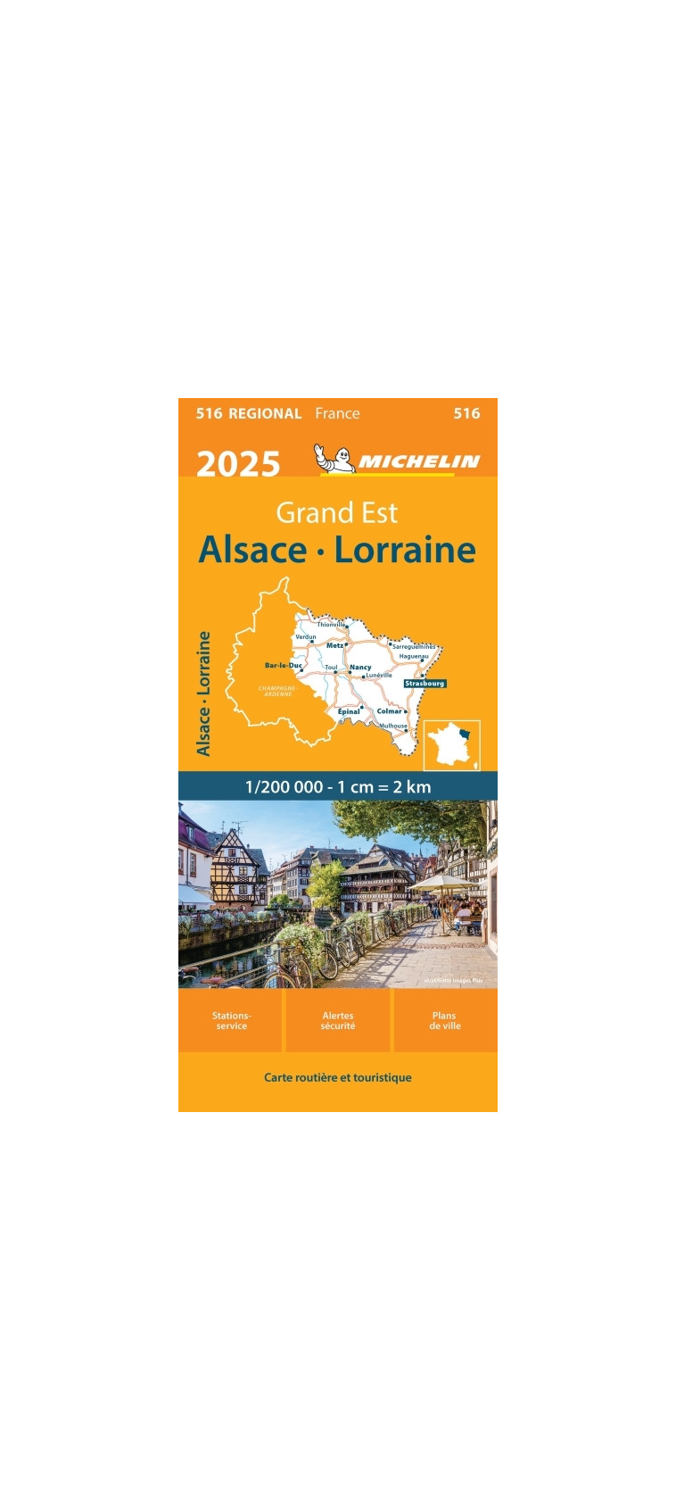 Carte Régionale Alsace, Lorraine 2025 - XXX - MICHELIN