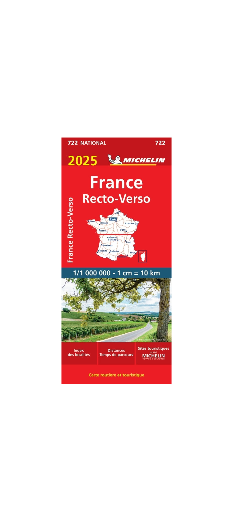 Carte Nationale France Recto-Verso 2025 - XXX - MICHELIN