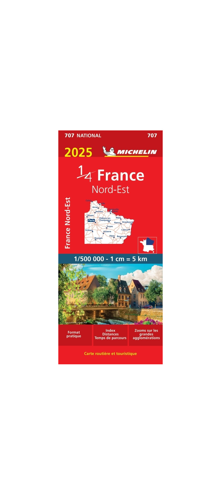 Carte Nationale France Nord-Est 2025 - XXX - MICHELIN