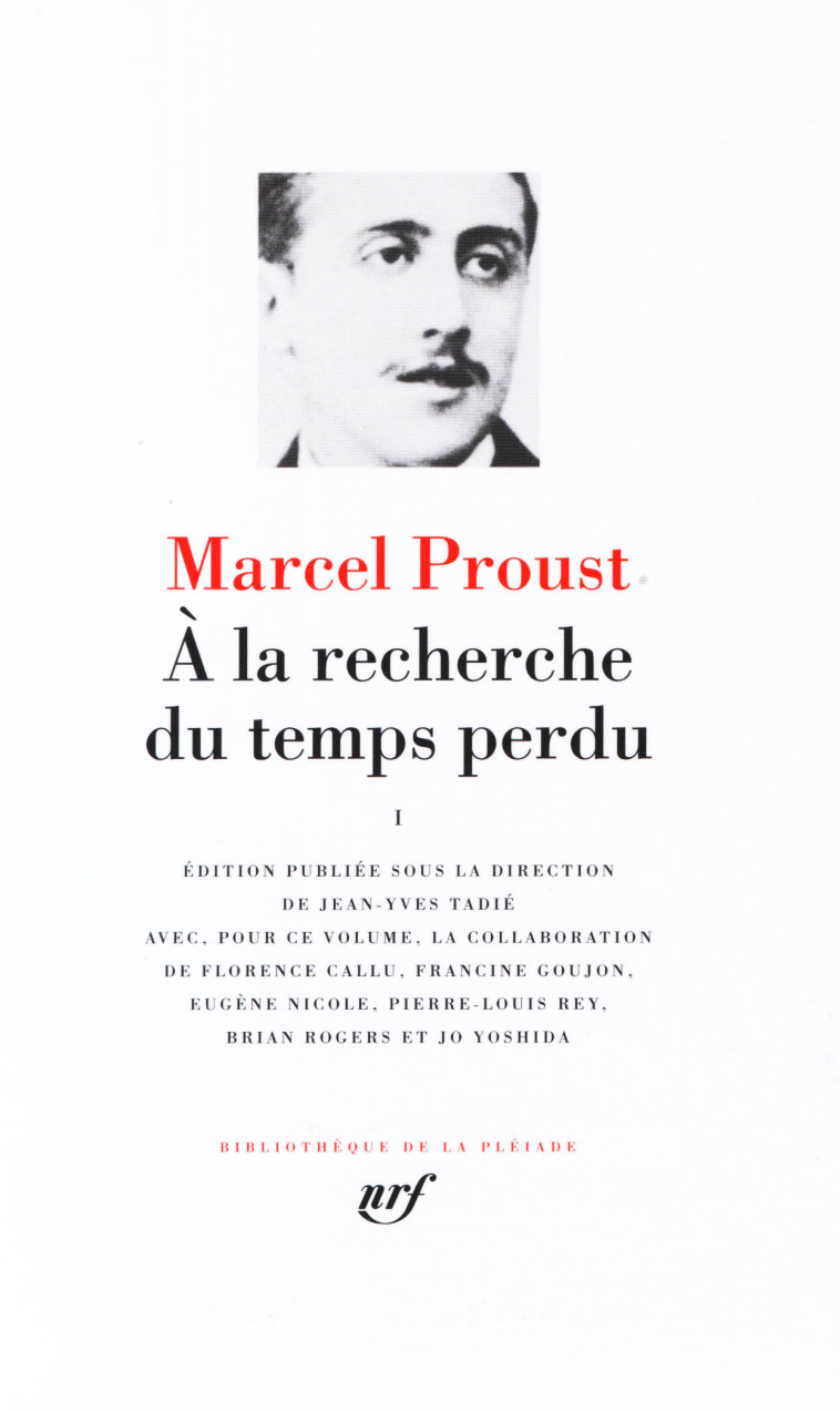 À la recherche du temps perdu - Marcel Proust, Jean-Yves Tadié - GALLIMARD