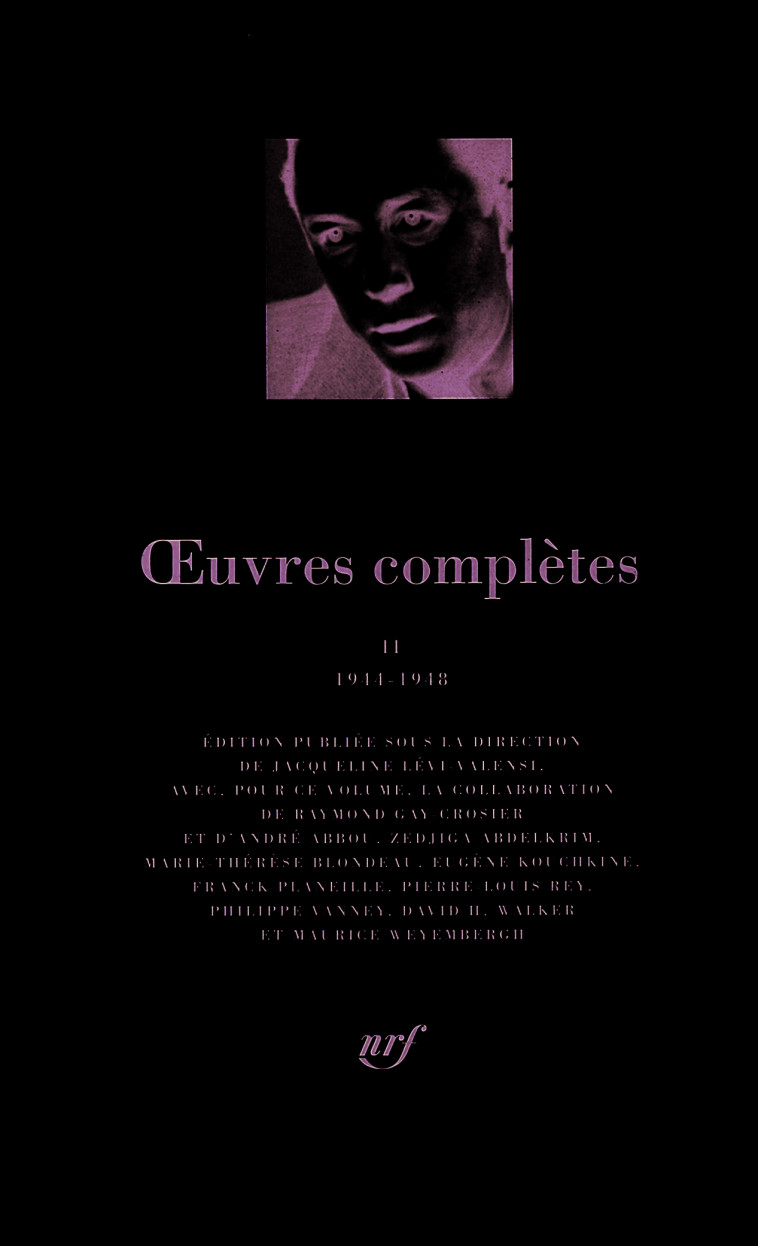 Œuvres complètes - Albert Camus, Jacqueline Lévi-Valensi - GALLIMARD