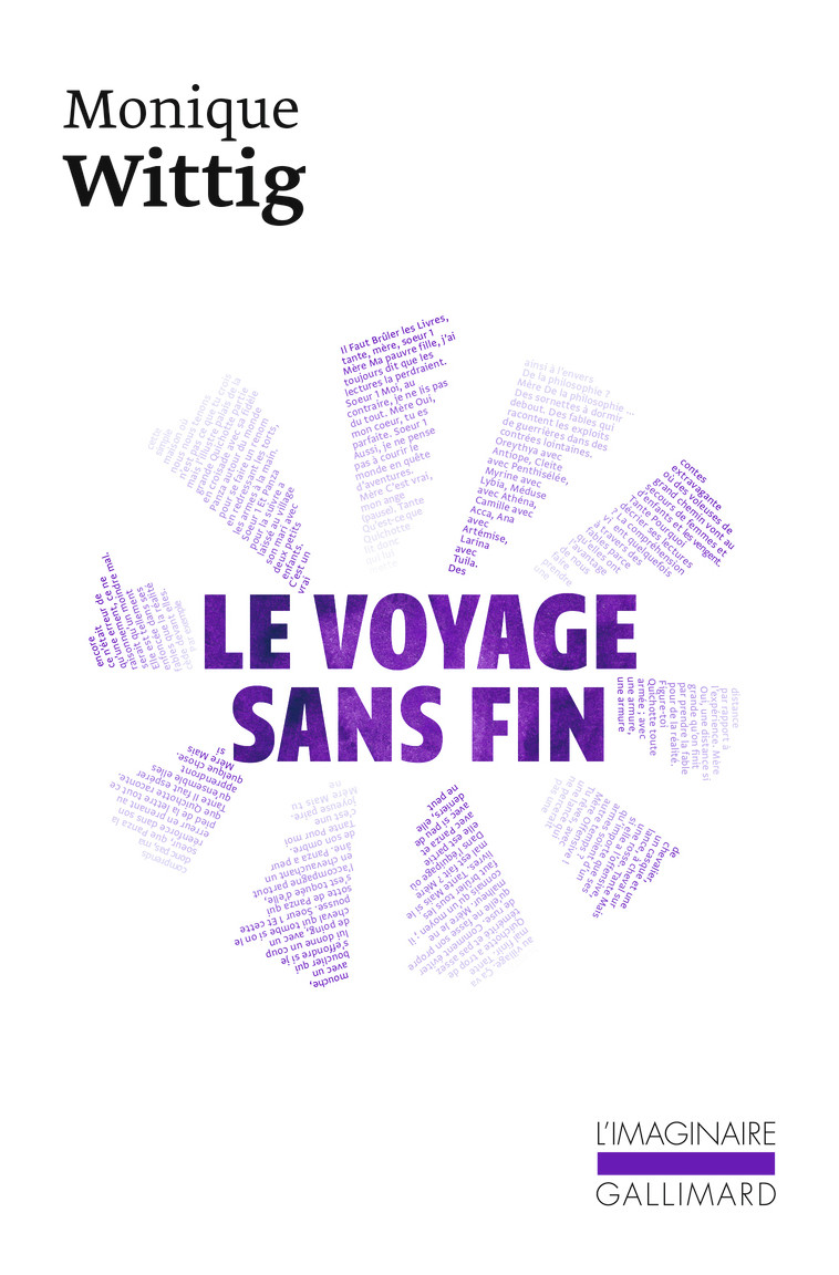 Le voyage sans fin - Monique Wittig - GALLIMARD