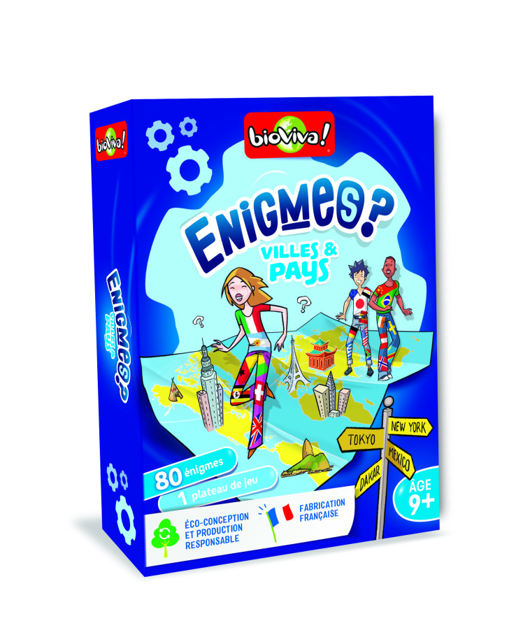 ENIGMES - VILLES ET PAYS -  BIOVIVA EDITIONS - BIOVIVA