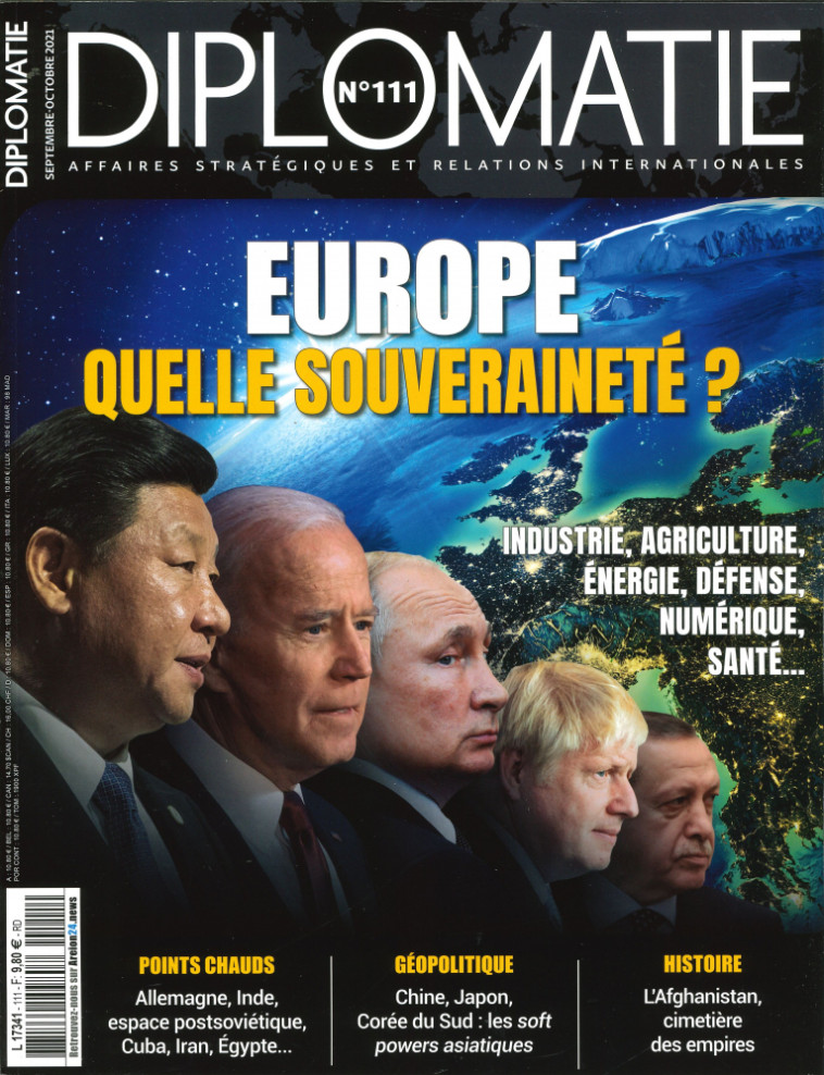 Diplomatie n°111 : Europe : quelles souverainetés ? - Septembre 2021 -  Collectif - DIPLOMATIE