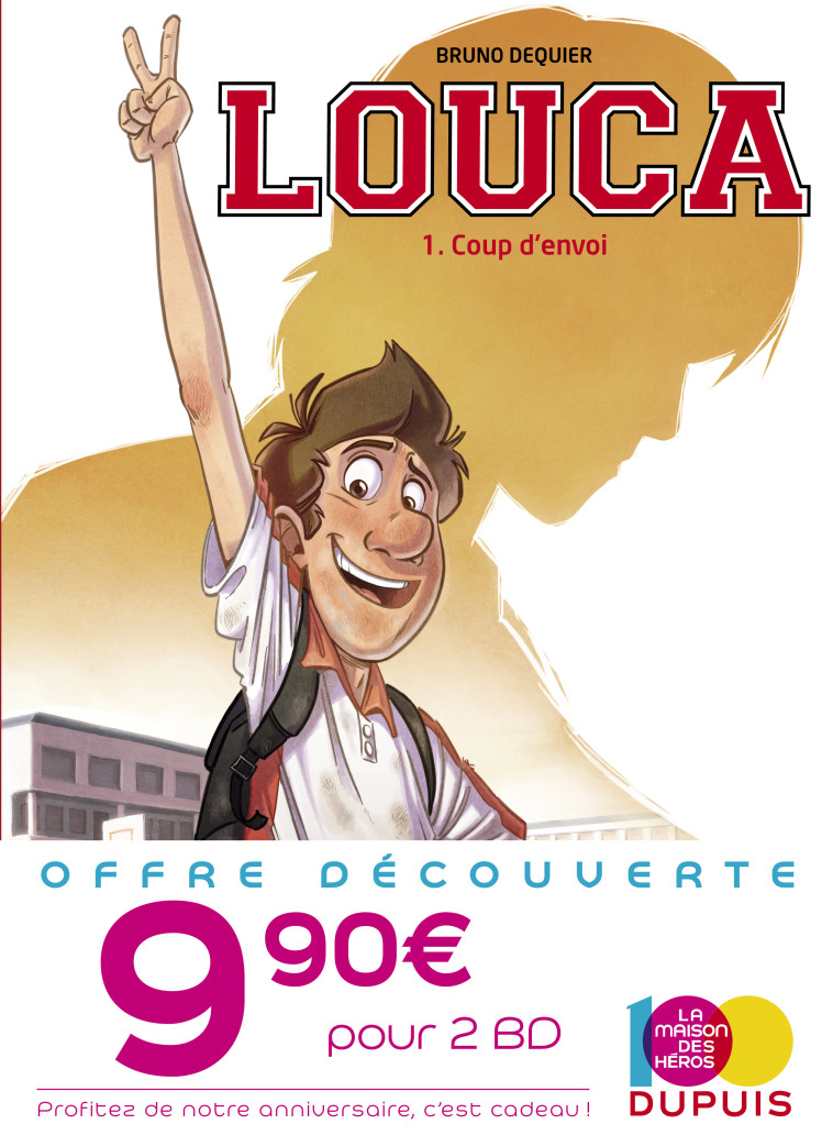 Bipack T2 + T1 (offert) Louca - Bruno Dequier, Nadine Thomas - DUPUIS