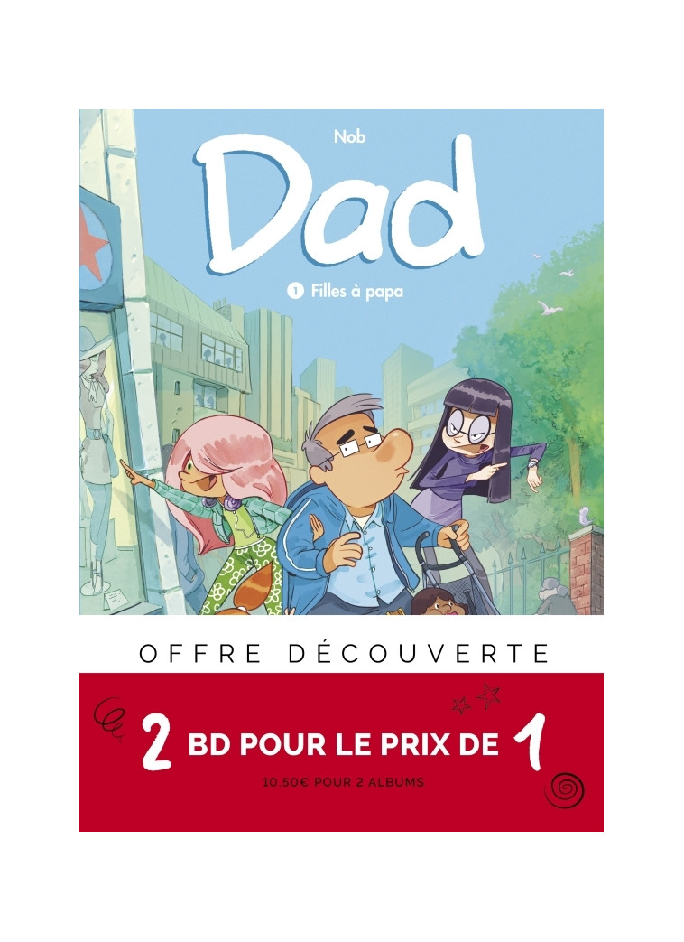 Bi-pack T2 + T1 (offert) Dad / Edition spéciale - Nob Nob,  Nob - DUPUIS