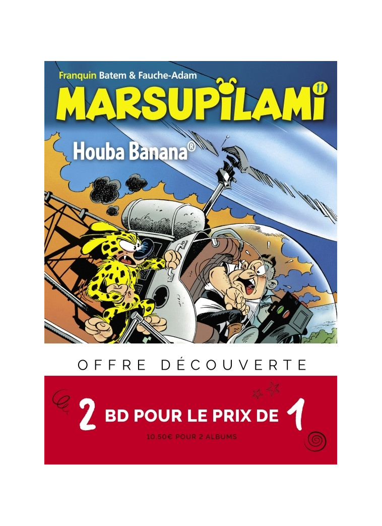 Bi-pack T20 + T11 (offert) Marsupilami  / Edition spéciale - Adam Adam, Fauche Fauche, Batem Batem - DUPUIS