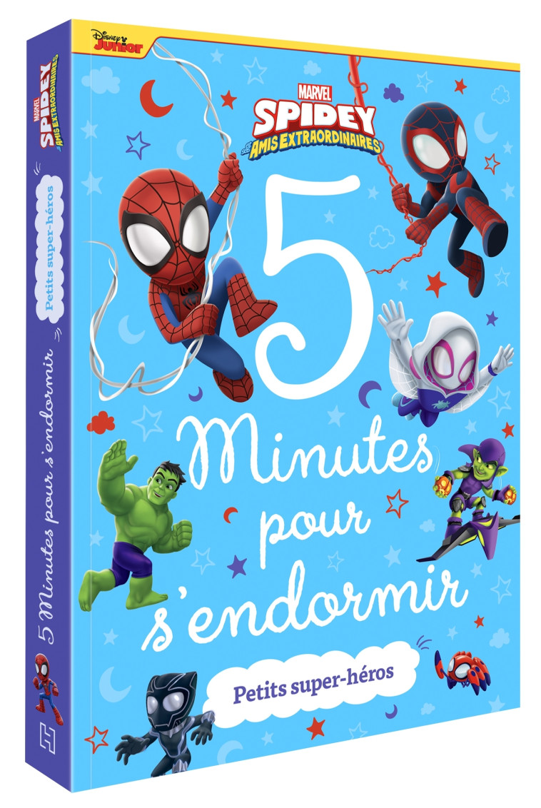 SPIDEY ET SES AMIS EXTRAORDINAIRES - 5 Minutes pour s'endormir - Petits super-héros - MARVEL - XXX - DISNEY HACHETTE