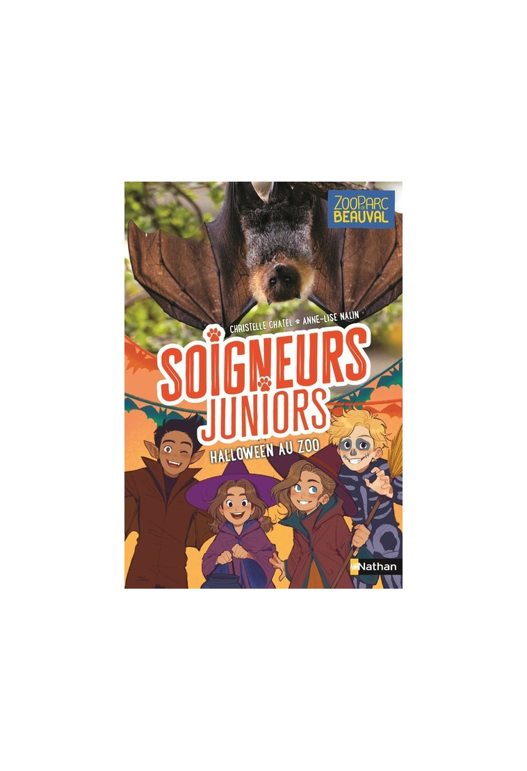 Soigneurs juniors - tome 10 Halloween au zoo - Christelle Chatel, Anne-Lise Nalin - NATHAN