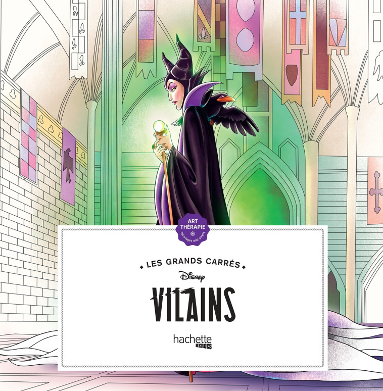 Les Grands carrés Disney Villains - Alexandre Karam - HACHETTE HEROES