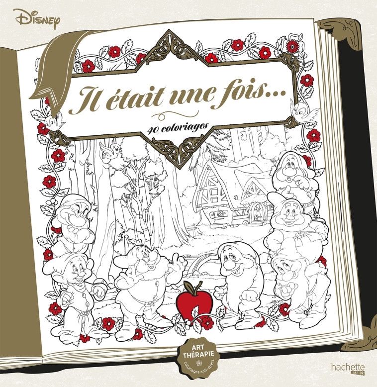 Coloriages Disney Il était une fois... - Audrey Bussi - HACHETTE HEROES