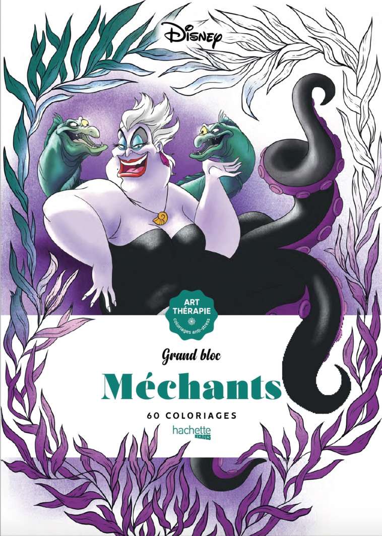 Grand bloc Disney Méchants - Capucine SIVIGNON - HACHETTE HEROES